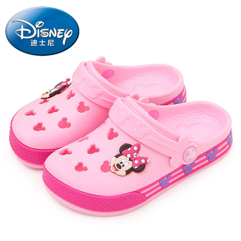 2022 Disney Minnie children's hole shoes Summer Boys and Girls Slippers Mickey Minnie children's Beach Shoes ► Photo 1/5