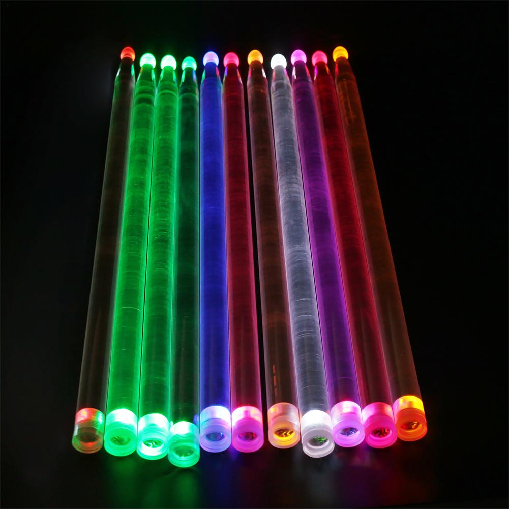 Cool 5A Acrylic Drum Stick Bright LED Light Up Drumsticks Luminous in The Dark Stage Jazz Drumsticks Special Performance Effect - Price history Review | AliExpress Seller - ZSL Store | Alitools.io