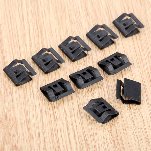 10Pcs Car Console Navigation CD DVD Sound Panel Fasteners Metal Iron Retainer Rivets Auto Fastener Clips For Honda Civic Accord ► Photo 1/6