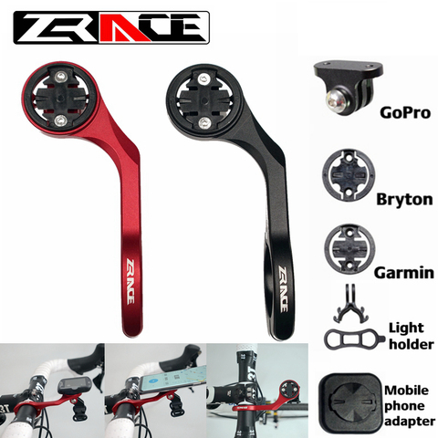ZRACE Bicycle Computer Camera Mount Holder Out front bike Mount from bike mount for iGPSPORT Garmin Bryton Wahoo Gopro ► Photo 1/6