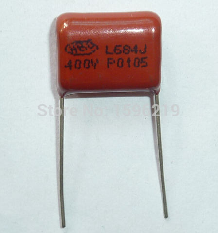 10pcs CBB capacitor 684 400V 684J 0.68uF 680nF P15 CL21 Metallized Polypropylene Film Capacitor ► Photo 1/1