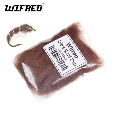 Wifreo 2g Net/Pack Ultra Fine Mix Color Scud Dub Nymph Fly Tying Material Rainbow Dubbing Fiber ► Photo 1/6