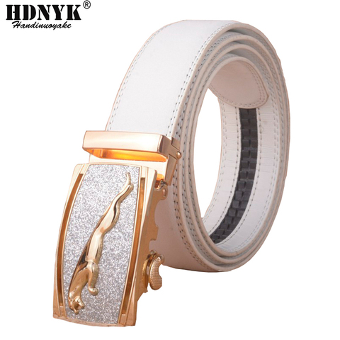 Hot Selling Brand High-grade Bentley Unisex Automatic Buckle Belts Men Business Casual Genuine Leather Luxury White Belt for Men ► Photo 1/3