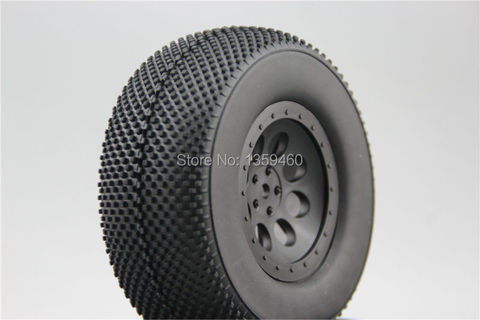 4pcs RC 1/10 Short Course Tire Tyre Set 12mm hex SC Tire For TRAXXAS SlASH 29002+29505 ► Photo 1/1