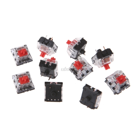 10Pcs 3 Pin KeyCaps Brown Switch Mechanical Keyboard Switch for Cherry MX Switch Keyboard Replacement PCB Sampler Tester Kit ► Photo 1/1