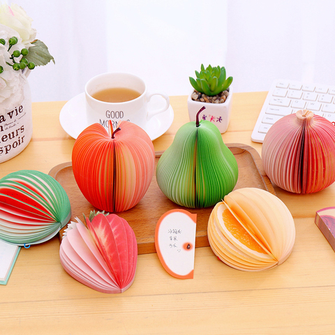 1 Lot  Sticky notes  DIY fruit vegetables Memo pads kawaii 160 Pages Sticker Post Bookmark Point It Marker Memo Sticker Paper ► Photo 1/6