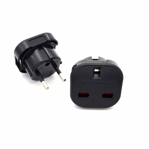 Smart Power Socket Plug Universal Travel Adapter UK to EU AC Power Charger Adapter Outlet Converter Power Socket Plug Connector ► Photo 1/6