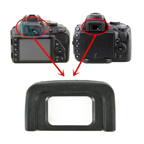 Rubber Eyepiece Eyecup Eye Cup Replace DK-25 for Nikon D5600 D5500 D5300 D5200 D5100 D5000 D3500 D3400 D3300 D3200 D3100 DK25 ► Photo 1/3