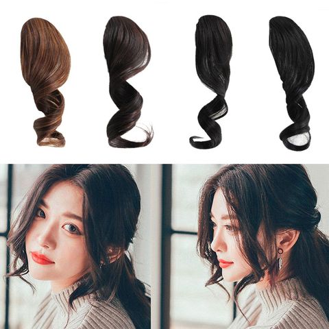 1Pc Pretty Girls Women Fake Front Hair Bangs Hair Styling Accessory  Beautiful Fashion Synthetic Curled Hair Extension - Price history & Review  | AliExpress Seller - Fit Cosmetology Store 