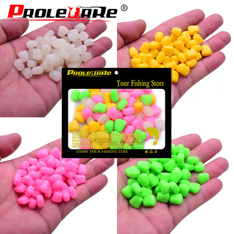 High Quality 50pcs Fishing Corn Floating Boilies Flavoured Soft Lure Grass Carp Bait Artificial Silicone Soft Plastic Bait ► Photo 1/5