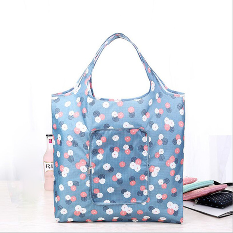 Fashion Eco friendly Folding Shopping Bag Women's Handbags Waterproof Foldable Reusable Household Tote Bags storage bags ► Photo 1/6