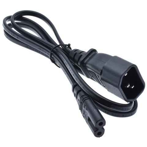 IEC C13 to C7 UPS Extension Cord,IEC C14 to C7 Power Lead Cable,PDU3P Male to 2P Female Connector Power Extension Cable,2m/6ft ► Photo 1/6