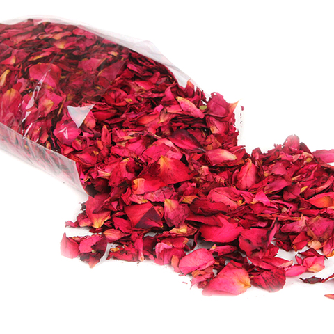 50g/Bag Dried Rose Petals Bath Spa Shower Tool Natural Dry Flower Fragrant Whitening Bath Tools Body Foot Care Women Massager ► Photo 1/5