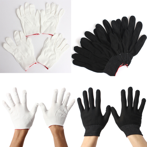 2/4/10 Pairs Antistatic Gloves ESD PC Electronic Nylon Knit Working Safety Grip PU palm coated electronic Anti-static Gloves ► Photo 1/6