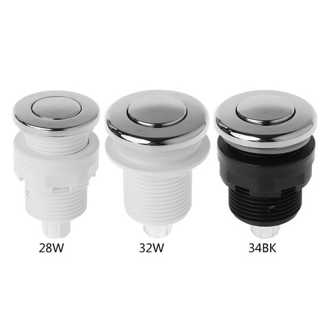Air Pressure Switch On Off Push Button For Bathtub Garbage Disposal Whirlpool ► Photo 1/6