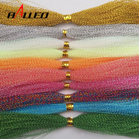 5Packs/ Fishing Tying Crystal  Twisted Flashabou Holographic Tinsel Fly Flash for Jig Hook Lure Making Material ► Photo 1/6