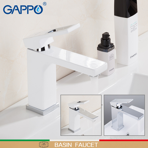 GAPPO Basin Faucet chrome wash basin sink faucets bathroom basin sink mixer brass water taps bathroom mixer taps torneira ► Photo 1/6