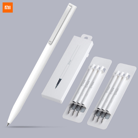 Xiaomi Pen Mijia Pen Sign Mi Pens With 0.5mm Swiss Refill 143mm Rolling Roller Black ink Xiomi Signing Ballpoint Pens for School ► Photo 1/6