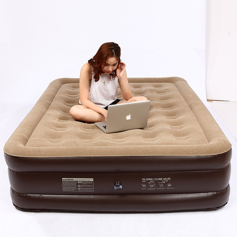 LYY-35-3 Inflatable Mat 200*145*50CM Double Person Use Thickening Camping Mat Leisure Office Air Bed Outdoor Air Mattress ► Photo 1/2
