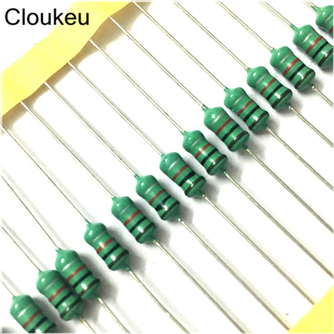 20Pcs 0510 Color ring inductance 1W Inductor 2.2/3.3/4.7/6.8/10/22/33/47/56/100/220/330/470/560/680/820/10000 uH MH ► Photo 1/2