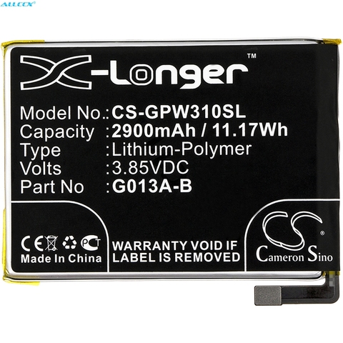 Cameron Sino 2900mAh Battery G013A-B for Google G013A,G013B,Pixel 3 ► Photo 1/5