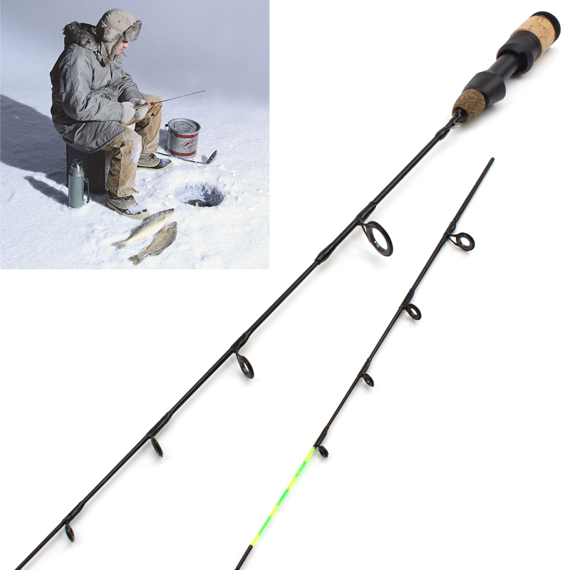 NEW 58cm Winter Ice Fishing Rods 2 tips Spinning Rod Carbon Fiber Ice pole  Ultra-light Carp Fishing Free shipping - Price history & Review, AliExpress Seller - Zhongyue Fishing Tackle Store