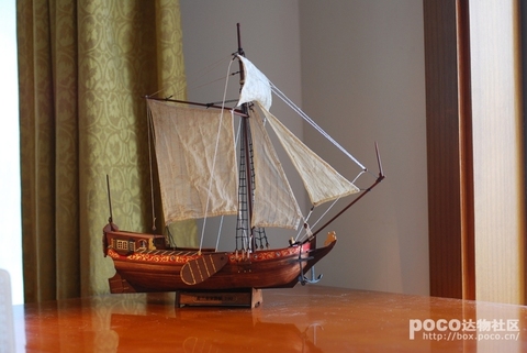 NIDALE Model Hobby sailboat model kit The Dutch royal yacht 1678 Ship wooden model English instruction ► Photo 1/3