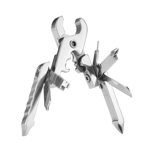 Swiss Tech Multi - function Outdoor Tool Clamp 15 In 1 Mini - pliers Portable Folding Screwdriver Multi Tools Pocket Gear Kits ► Photo 1/6