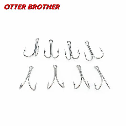 10pcs/Lot Double Fishing Hook Durable Use Carbon Steel Fly Tying Long High Fishing Hooks For Soft Lure Jig Bass Lure Accessories ► Photo 1/6