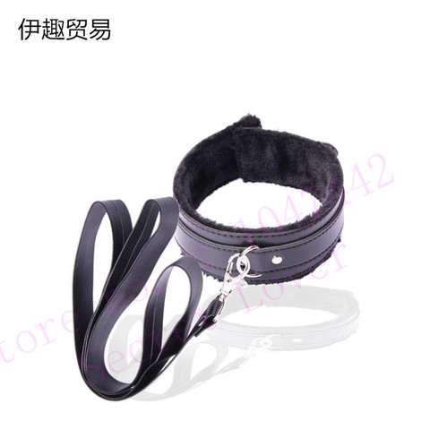 4 color PU Leather bdsm collar Plush Neck Sex Collar Fetish Bondage Adult Games Slave Restraint erotic Sex Toys For Couples. ► Photo 1/6