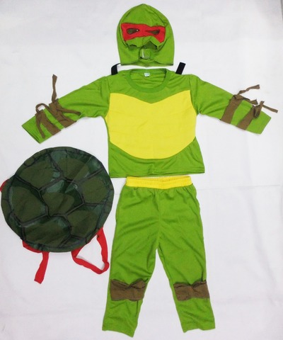 three styles 3-7 years Cosplay Party boy  role play clothing kid  leo/Baby Halloween Costume (Turtle shell can be activity) ► Photo 1/6