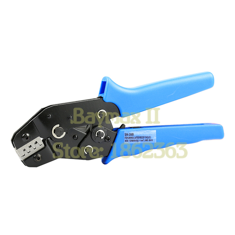 SN-28B Pin Crimping Tool 2.54mm 3.96mm 28-18awg 0.1-1.0mm2 for Dupont Terminals with Wire-electrode Cutting Die Sets ► Photo 1/5