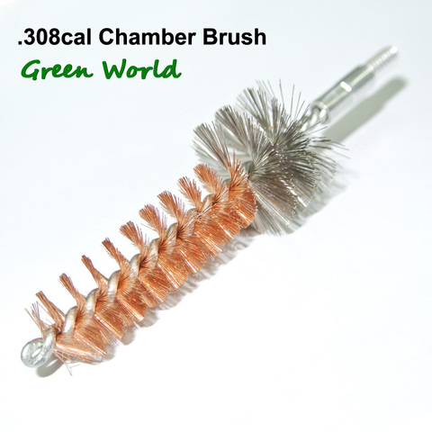 Green World 5pcs/lot .308cal Phosphor Bronze Chamber Brush,gun Clean Brush,Thread 8-32 ► Photo 1/5