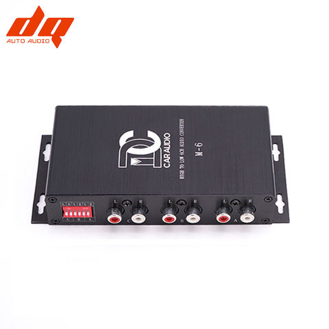 High Quality Car Audio Subwoofer Amplifier 6 In 6 Out 6 Channel 6 Way High Fidelity Active High Turn Low Audio Converter New ► Photo 1/6
