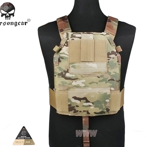 Emerson LBT6094 Style SLICK Medium Plate Carrier Military Tactical Chest Rig Paintball Hunting Vest Gear Body Armor MC BLACK CB ► Photo 1/6