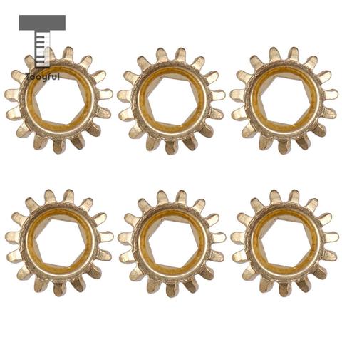 Tooyful 6 Pcs Tuners Tuning Pegs Machine Heads Mount Hex Hole Ratio 1/15 Gears for Guitar Instrument Parts ► Photo 1/6