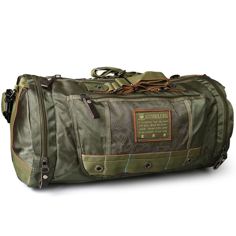 Ruil Men's Camouflage Travel Bag Folding Oxford Cloth Bag Protects Portable Waterproof Shoulder Leisure Bags ► Photo 1/6