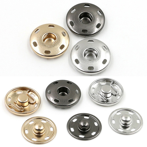 High Quality Metal Brass Fasteners Press Button Snap Buttons for Clothing Women Children Sewing Button DIY Size 15mm ► Photo 1/5