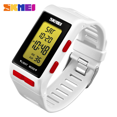 SKMEI Fashion Digital Women Watch Sports Outdoor Watches Time Waterproof Week Display Fashion Personality Relogio Feminino Saat ► Photo 1/6