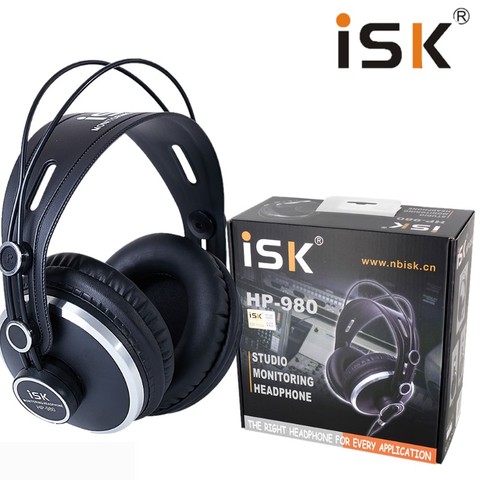 ISK HP980/HP-980 Closed Back Monitoring Headphones For Studio Monitoring,PC/Digital Recording Monitoring,PC Game,Muisc ► Photo 1/6
