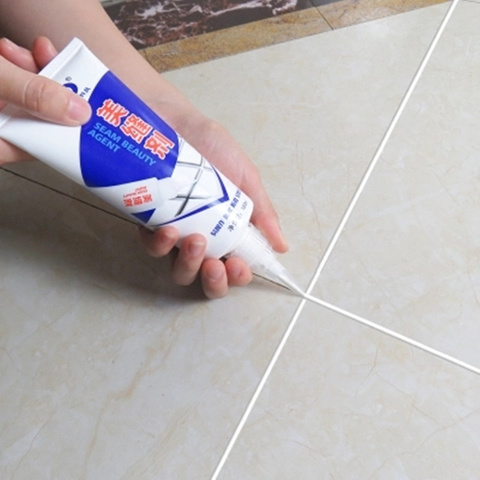 180ml Tile seam Squeeze Gap repair agent Repair pen Floor Floor Scratches filler Sealant construction Decoration tool ► Photo 1/6