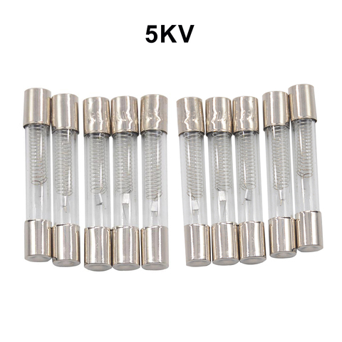 10pcs 5KV Special Microwave Oven Fuse 6*40mm 0.65 0.7 0.75 0.8 0.9 A Glass Tube Fuse 5000V 700MA 6x40mm High-Pressure Fuse ► Photo 1/5