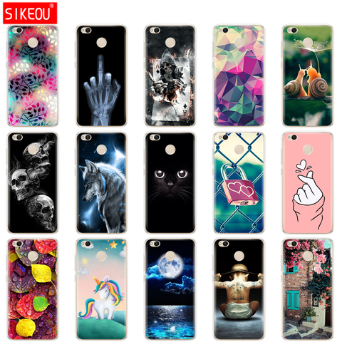 Cases For xiaomi Redmi 4X Case Cover Silicon Cute Cover For xiaomi Redmi 4X Pro Case Cover For xiaomi Redmi 4X Phone case flower ► Photo 1/5