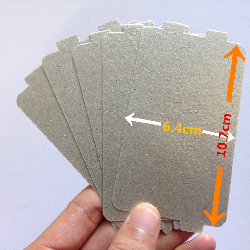 5pcs Thicker Spare parts for microwave ovens mica microwave 10.7*6.4cm mica ^P 