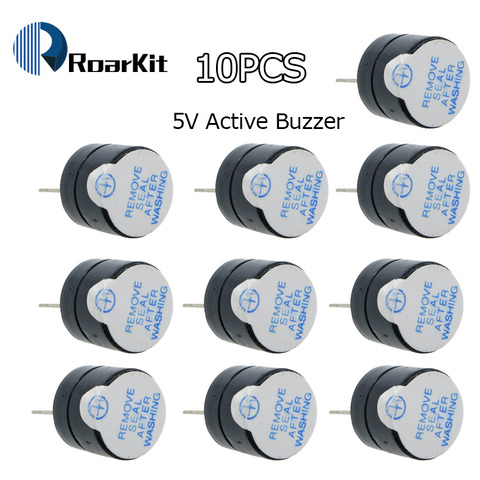 10pcs 5v Active Buzzer Magnetic Long Continous Beep Tone Alarm Ringer 12mm MINI Active Piezo Buzzers Fit For Computers Printers ► Photo 1/6