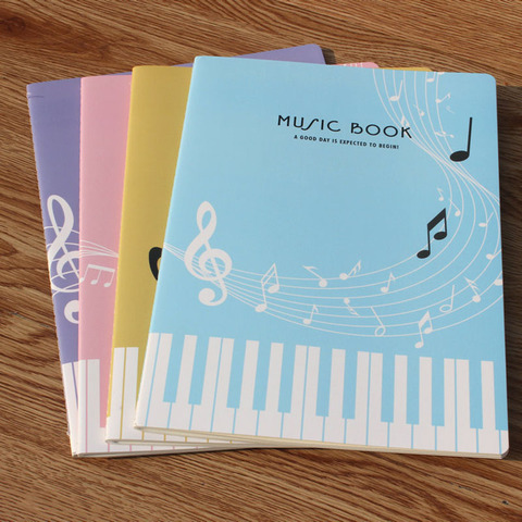 1pcs 36 Sheets Creative Sheet Music Book Fashion Simple Piano Music Notebook For Student Practical Music Exercise Book ► Photo 1/6