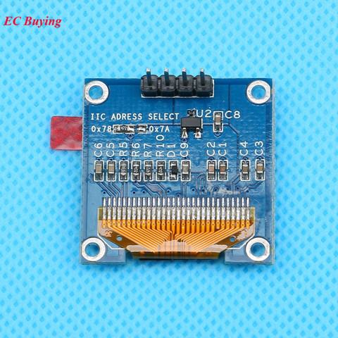 0.96 Inch OLED Display Module White OLED LCD Module 4 Pin 128X64 LCD Display 12864 Screen Board IIC Connector 4Pins ► Photo 1/1