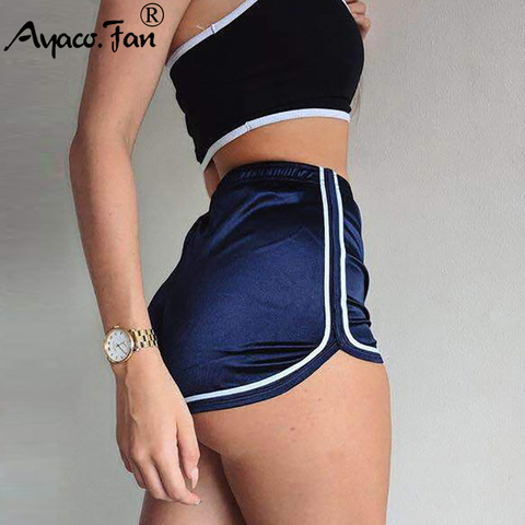 Women Sports Shorts Summer 2022 New Sexy Elastic High Waist Patchwork  Skinny Hot Shorts Casual Lady Silvery Egde Short Pants - Price history &  Review, AliExpress Seller - Marco Polo co.,Ltd