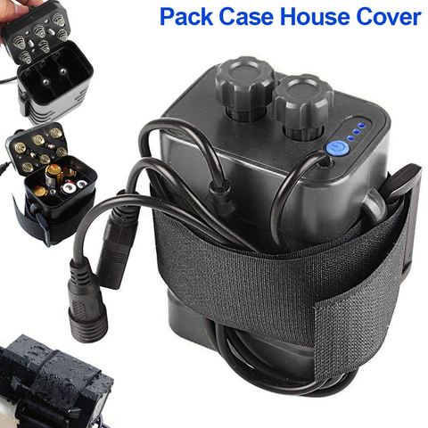 Hot 6 Section 18650 Waterproof Battery Case 18650 Battery Pack 5VUSB/8.4VDC Dual Interface 18650 Waterproof Battery House Cover ► Photo 1/6