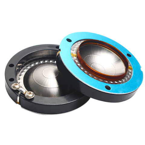 2PCS Special Round Frame Titanium Film 44.4mm Voice Coil Horn Tweeter Diaphragm Imported 44.5 Core Speaker Accessories DIY ► Photo 1/6